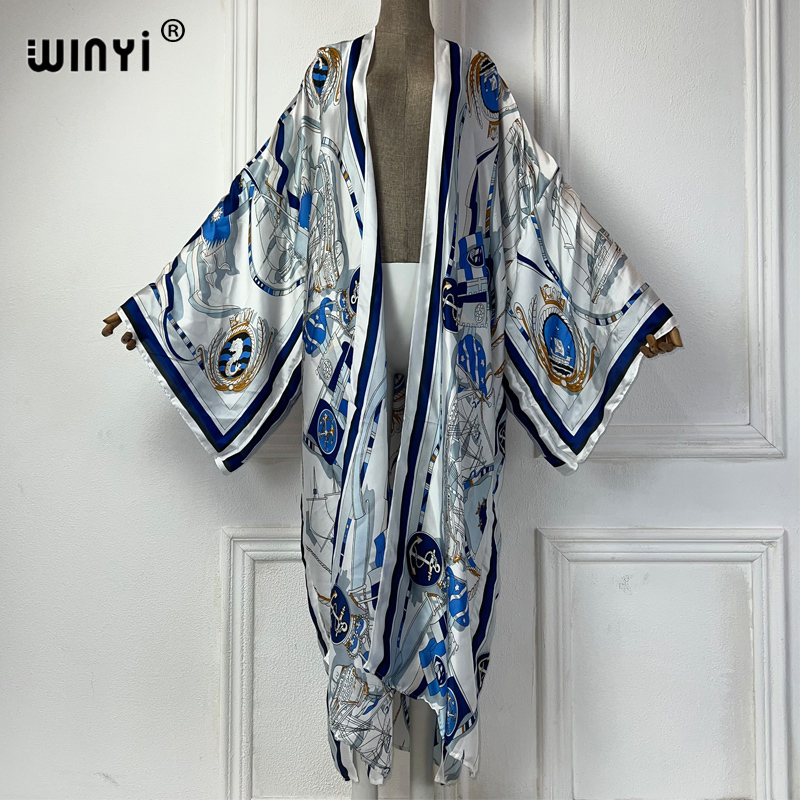 WINYI กิโมโนฤดูร้อน kaftan bea - Cover Up Kaftan บทวิจารณ์และราคา