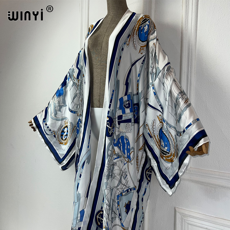 WINYI กิโมโนฤดูร้อน kaftan bea - Cover Up Kaftan บทวิจารณ์และราคา