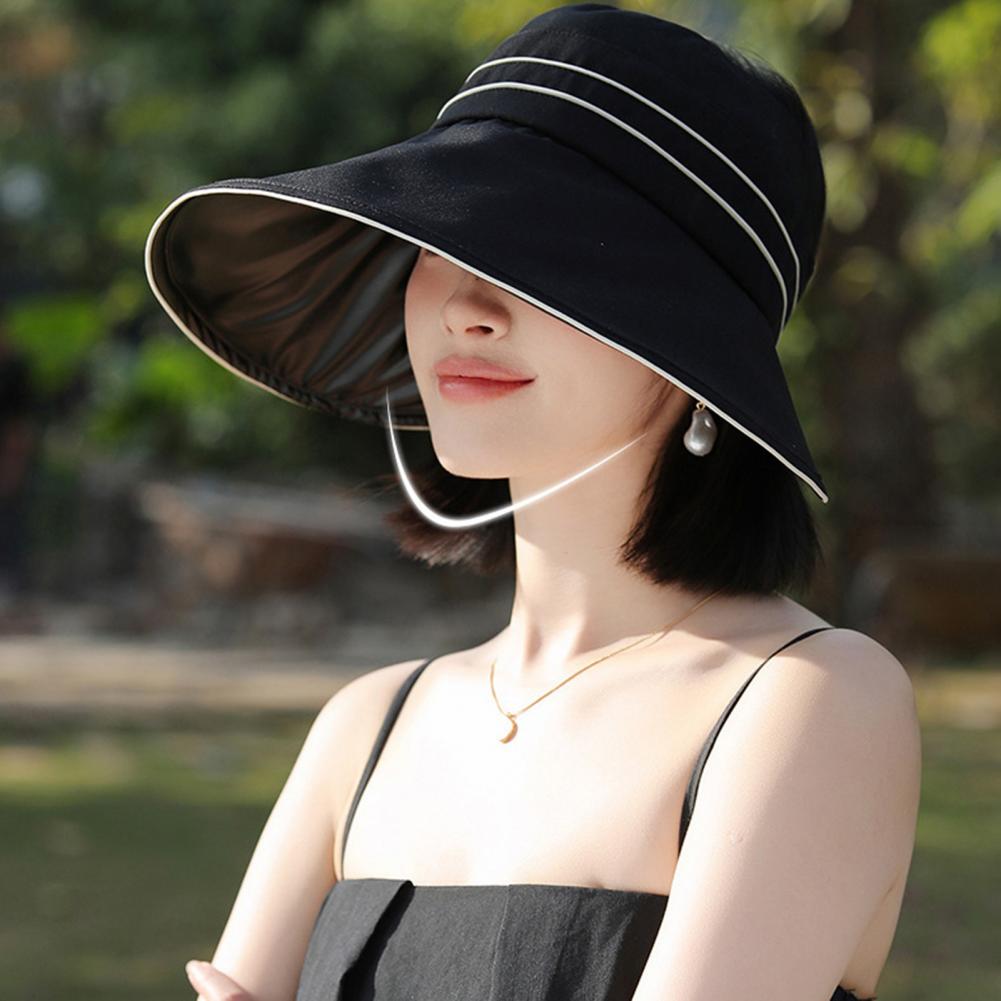 หมวกกันแดดสำหรับผู้หญิงพร้อมรู - Hat Floppy Wide บทวิจารณ์และราคา