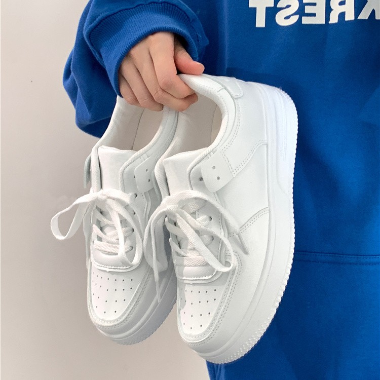 รองเท้าผ้าใบสีขาวแบบแพลตฟอร์มส - Vans Shoes Old Skool บทวิจารณ์และราคา