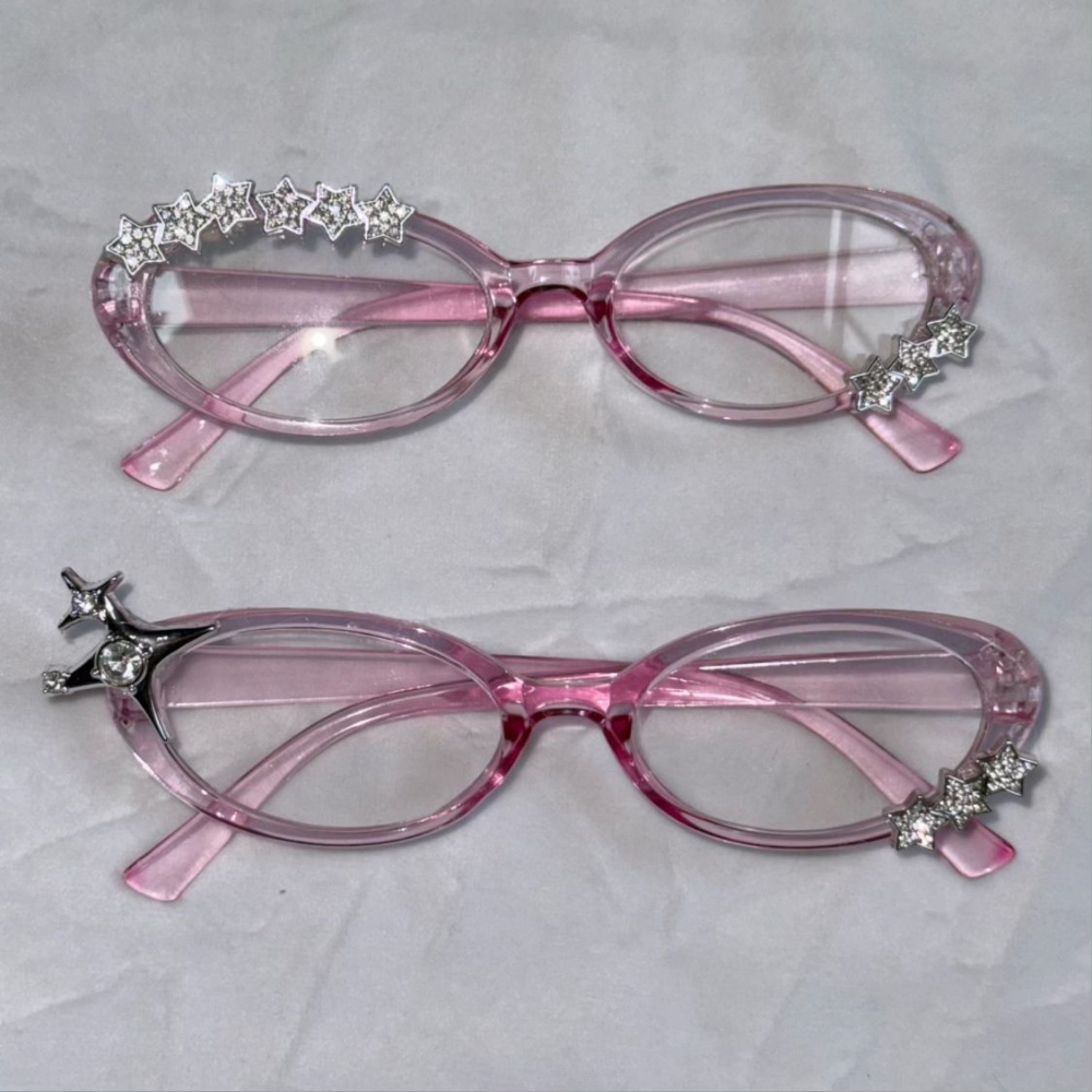 แว่นตาตกแต่งสไตล์ Y2K ประดับเพ - Sunglasses Cat Eye บทวิจารณ์และราคา