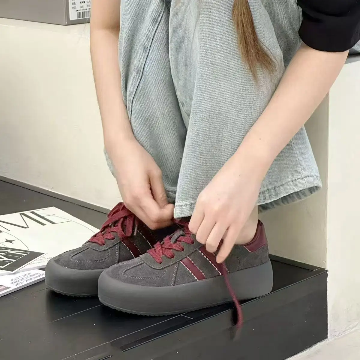 ออกแบบใหม่แฟชั่นรองเท้าสบายๆกล - Vans Shoes Old Skool บทวิจารณ์และราคา