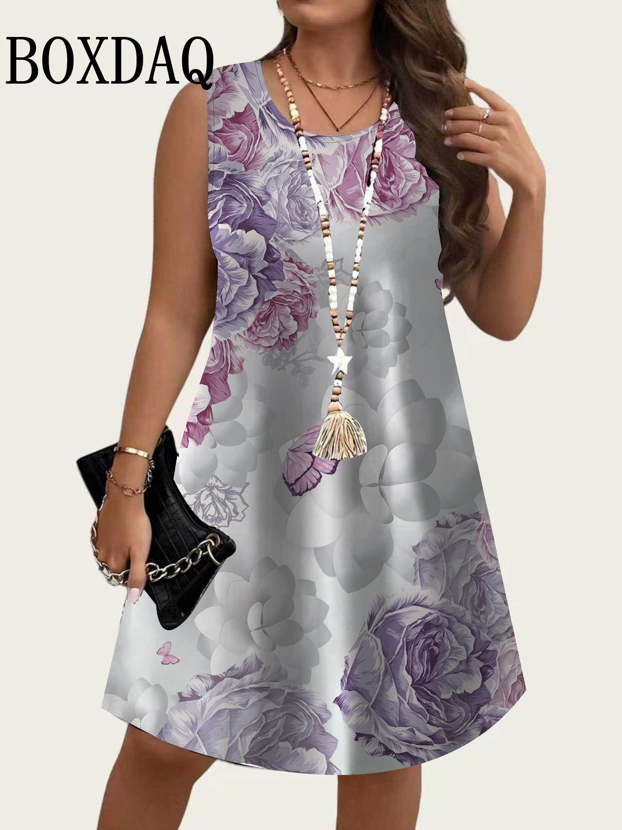เดรสแขนกุดผู้หญิงใหม่ประจำฤดูร - Romper Floral Print บทวิจารณ์และราคา