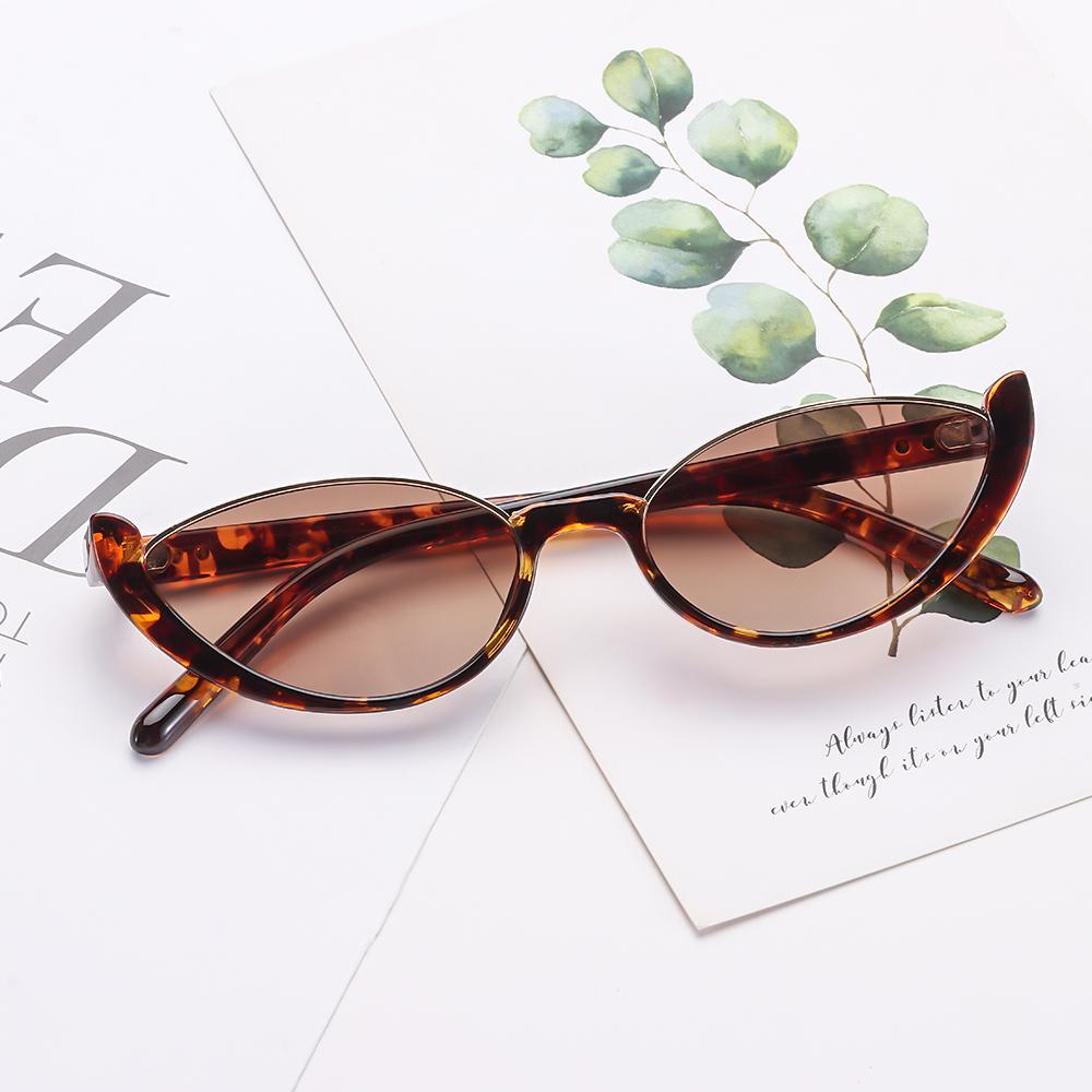 แว่นกันแดดทรงแคทอายครึ่งกรอบวิ - Sunglasses Cat Eye บทวิจารณ์และราคา