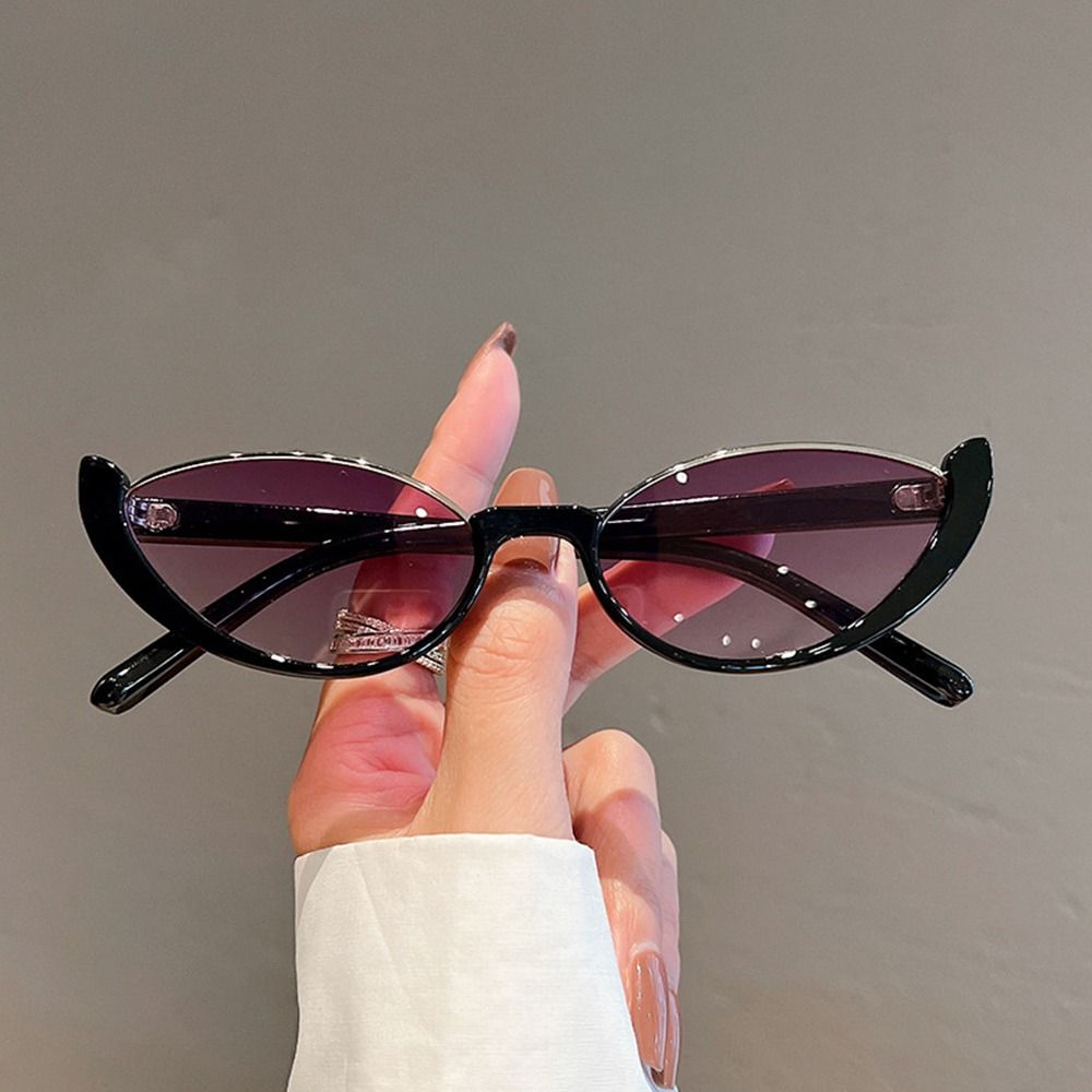 แว่นกันแดดทรงแคทอายครึ่งกรอบวิ - Sunglasses Cat Eye บทวิจารณ์และราคา