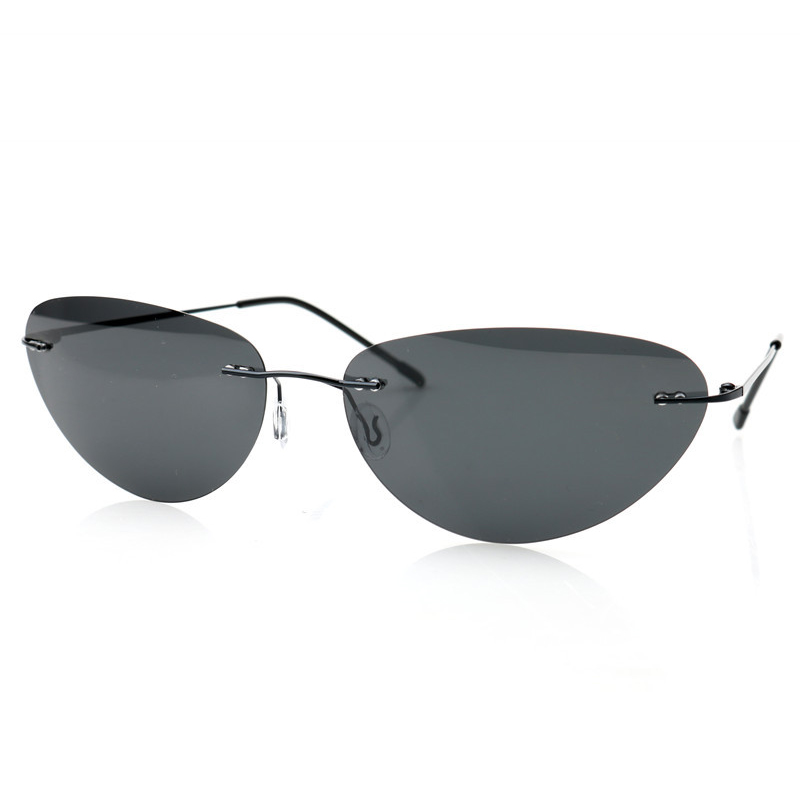 แว่นกันแดดแฟชั่นไร้กรอบ ทรงแคท - Sunglasses Cat Eye บทวิจารณ์และราคา