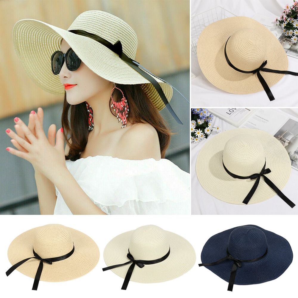 หมวกสานปีกกว้างพับได้สำหรับผู้ - Hat Floppy Wide บทวิจารณ์และราคา