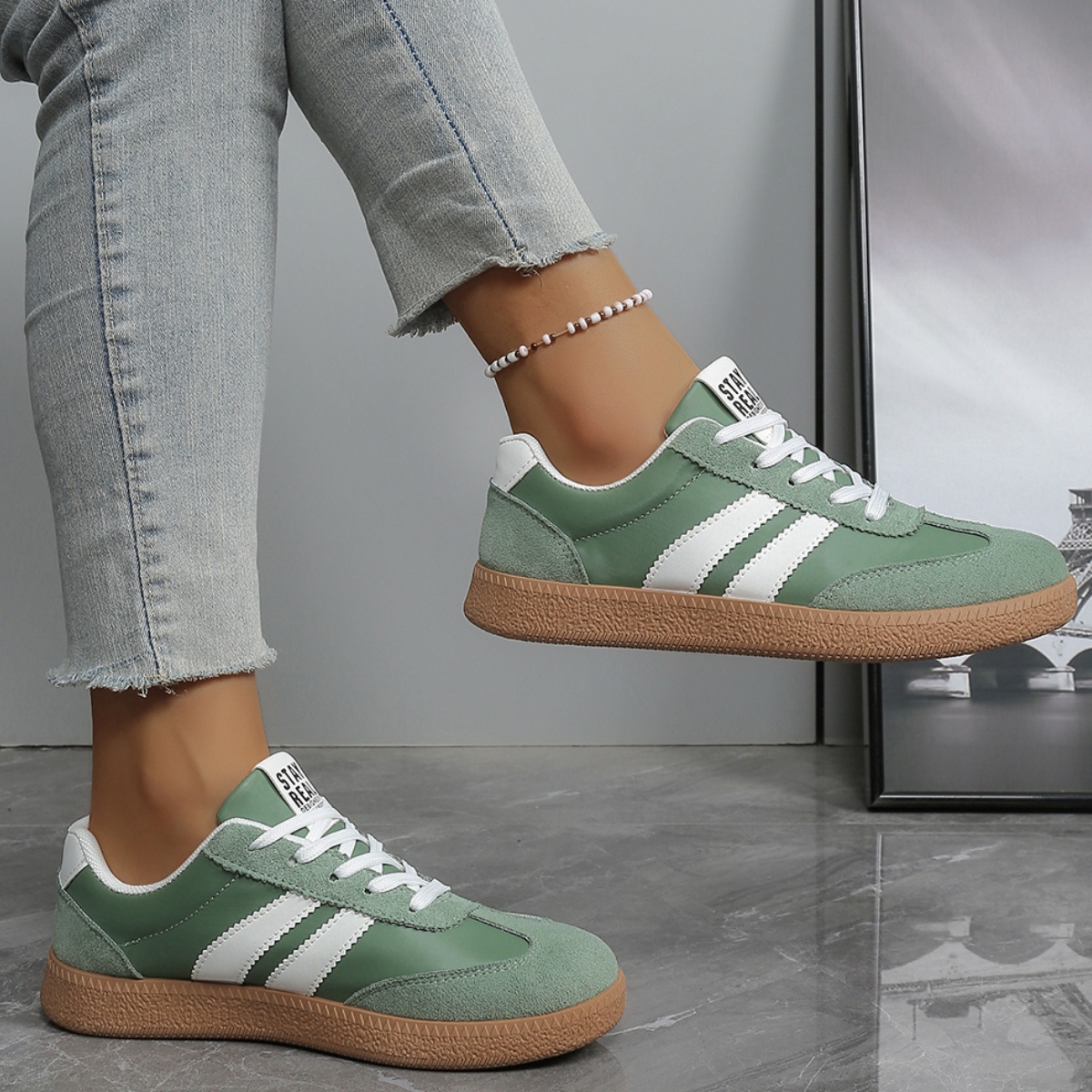 รองเท้าส้นแบนผูกเชือกแฟชั่นและ - Vans Shoes Old Skool บทวิจารณ์และราคา