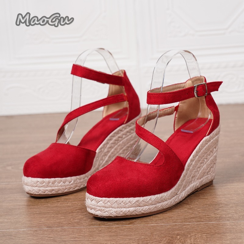รองเท้าส้นเตารีดแบบสวมสำหรับผู - Wedge Espadrille Women บทวิจารณ์และราคา